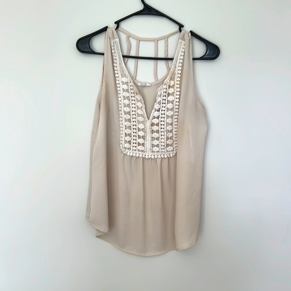 Cream EM Blouse